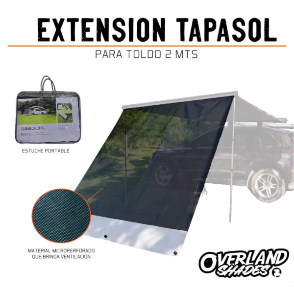 Extension Tapasol De Toldo 2 Mts