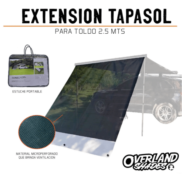 Extension Tapasol De Toldo 2.5 Mts