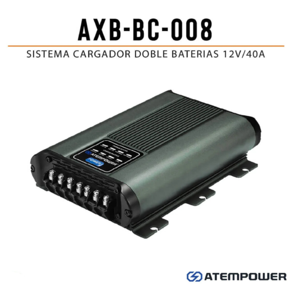 Cargador Doble Baterias 12V/40A