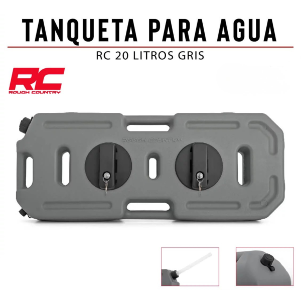 Tanqueta Para Agua 20 Lts Gris