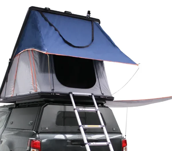 Tienda de campaña overlander ALU2 (Roof Top Tent) Carcasa de aluminio tipo triangulo