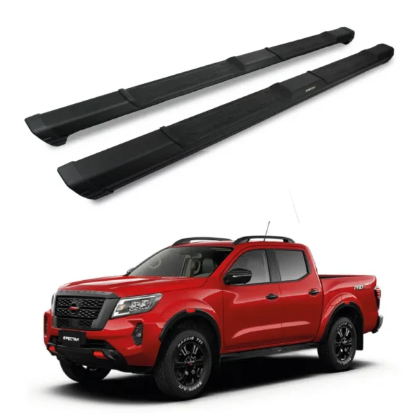 Estribos negros Nissan NP300 (2014+)