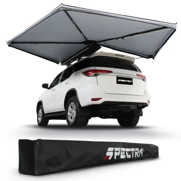 Toldo de 270 grados tipo murciélago