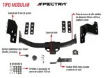 Pegadero modular para Toyota Fortuner (2012-2022) - Image 2
