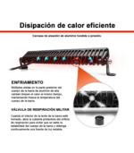 Barra de LED de 1 línea de 14″ Especial para ATV y UTV (Mulas) - Image 4