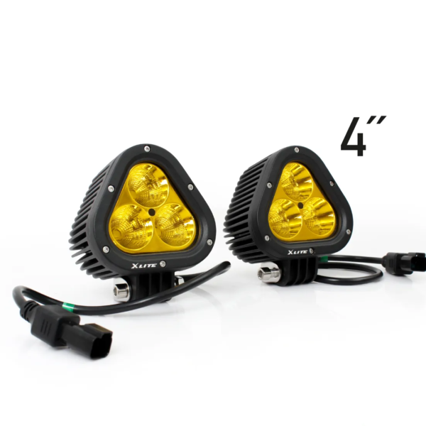 Luz LED tipo POD de 4″ Amarillos (PAR)