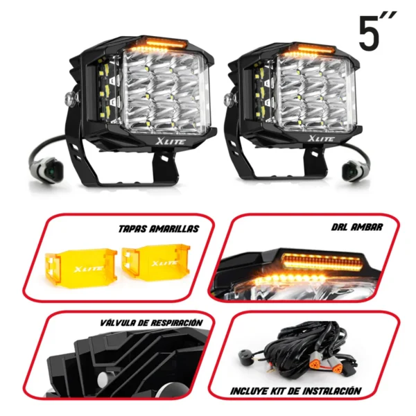 Halógenos de LED con DRL (PAR)