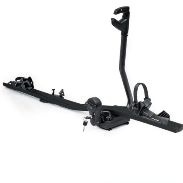 Portabicicleta negro para techo