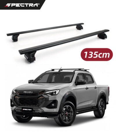Racks de techo para Isuzu Dmax de 135cm (Color negro)