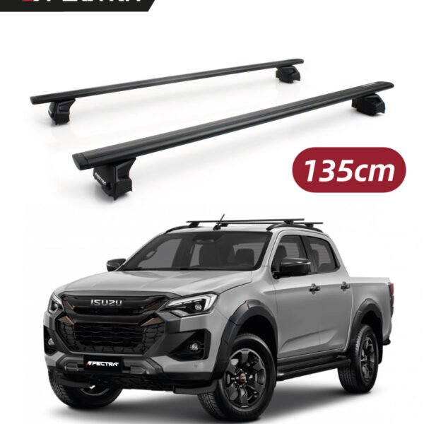 Racks de techo para Isuzu Dmax de 135cm (Color negro)